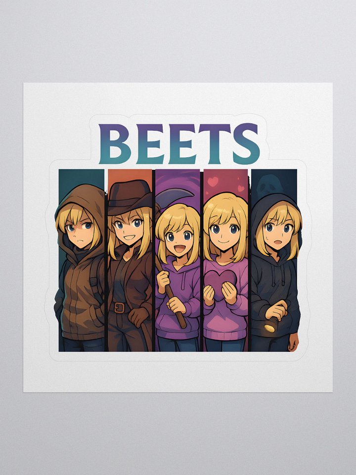 Face of Beets Sticker product image (1)