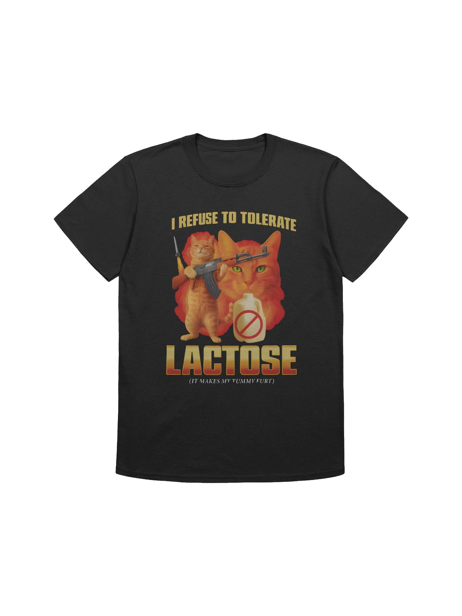 I Refuse To Tolerate Lactose It Makes My Tummy Hurt T-Shirt product image (1)