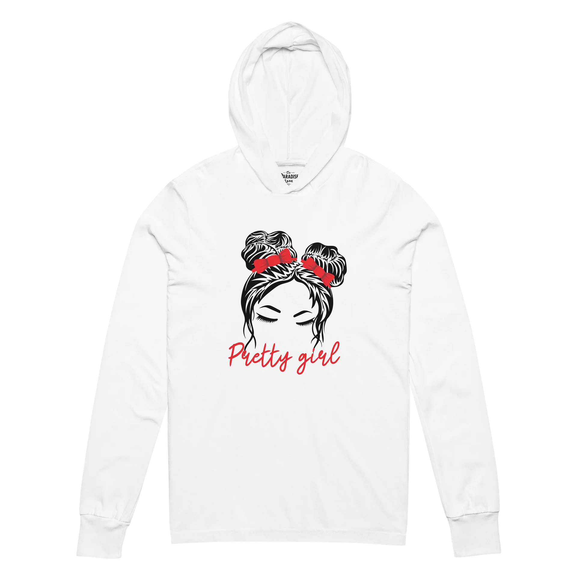 Pretty Girl Lightweight Hooded T-Shirt product image (8)
