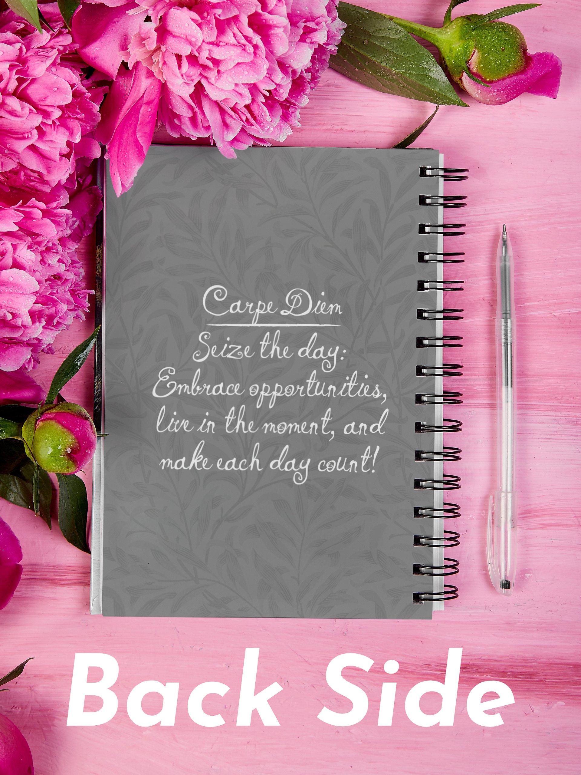Carpe Diem Notebook Grey product image (2)