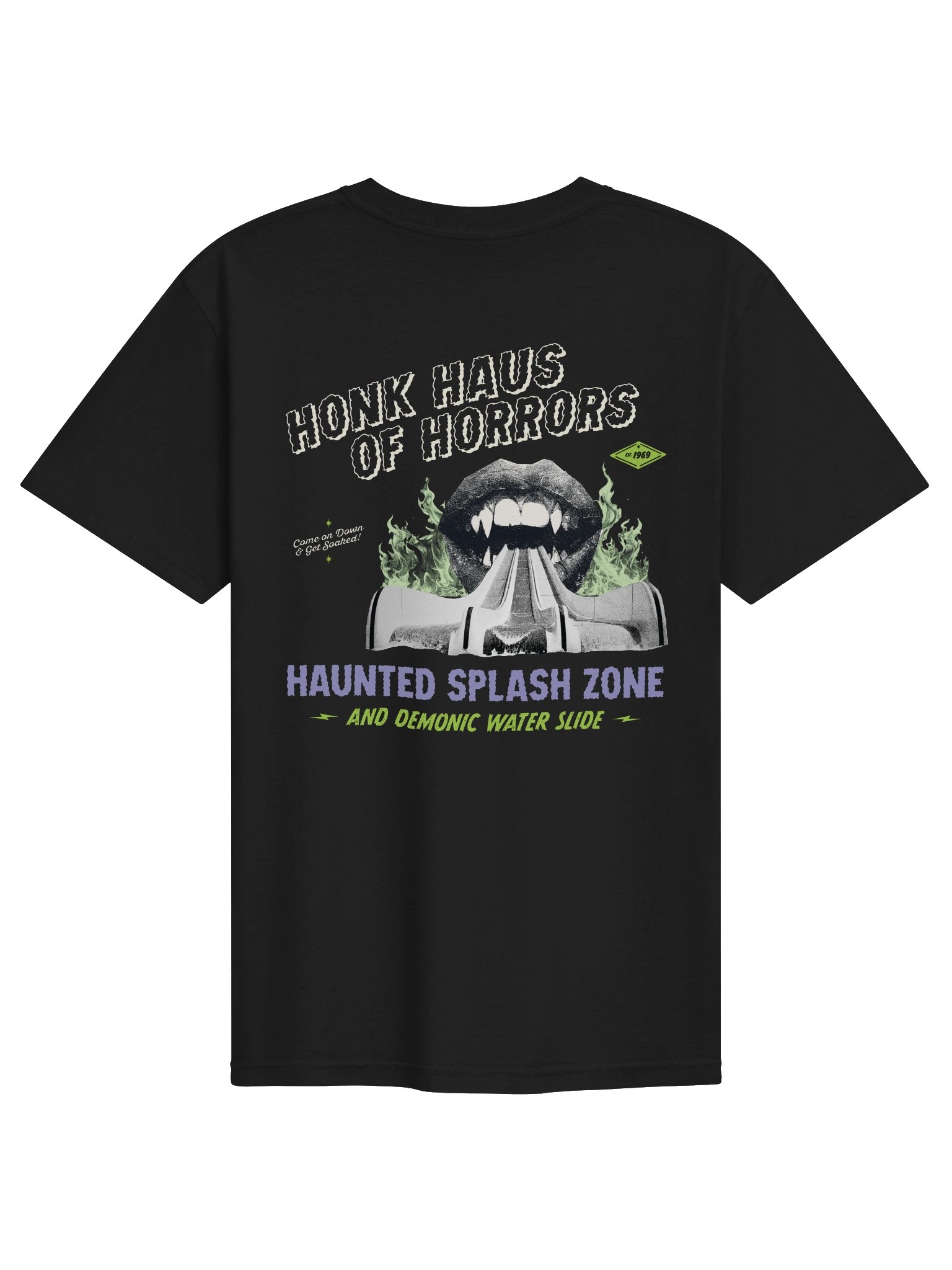 honk haus of horrors printed logo shirt product image (2)