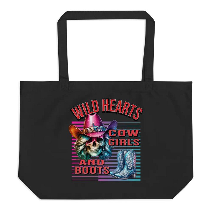 Wild Hearts Cowgirls And Boots Tote product image (1)