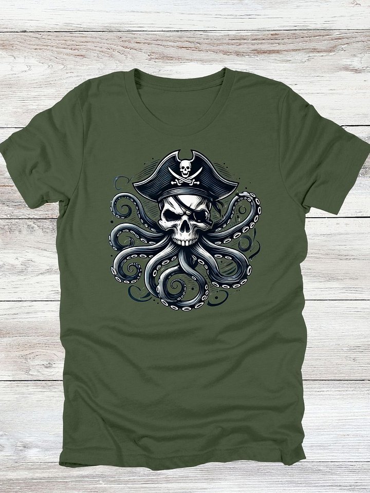 Pirate Tentacle Skull T-Shirt product image (1)