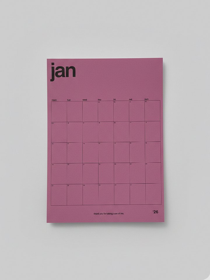 2026 Calendar product image (1)