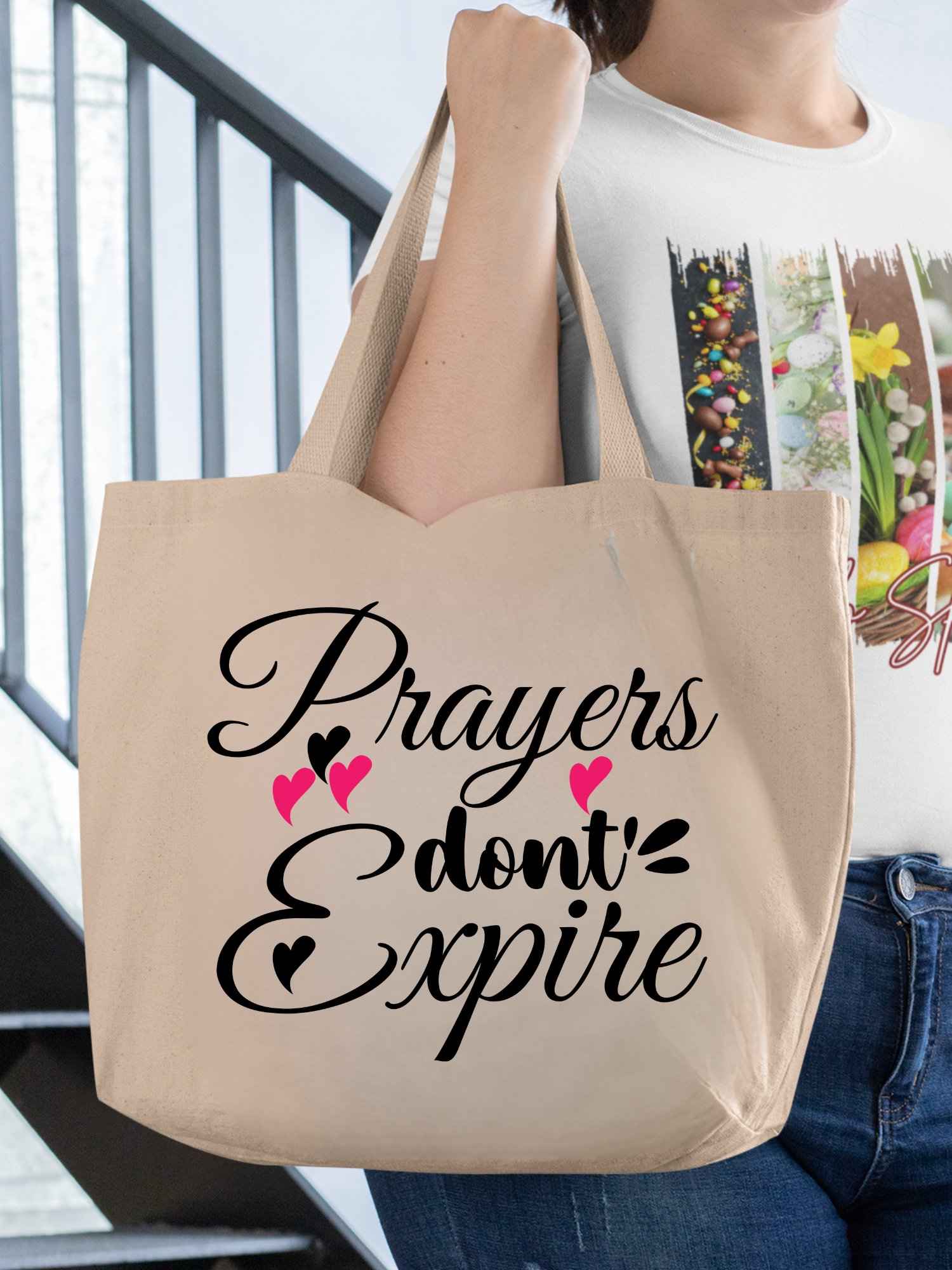 Prayers Do Not Expire Organic Tote Bag product image (1)