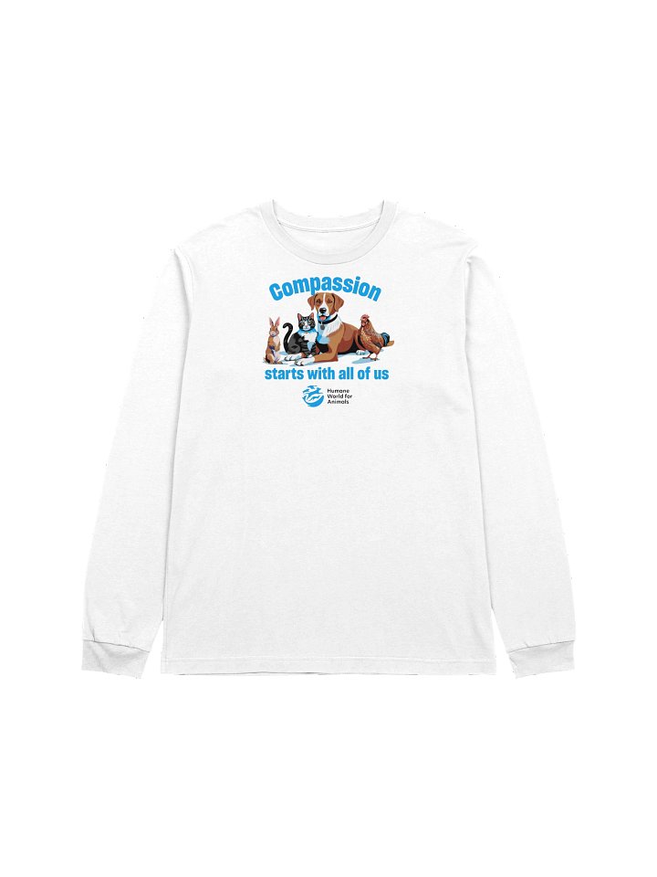 Compassion starts with all of us - Long sleeve tee product image (1)