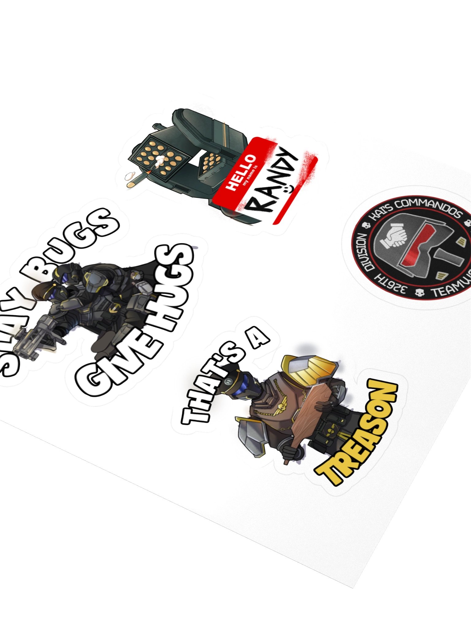 4 Commissar Kai Stickers 5.5"x5.5" product image (3)