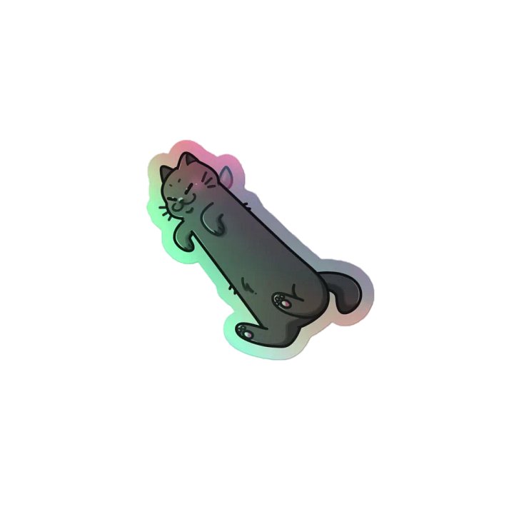 Long Boobi Holographic Sticker product image (1)