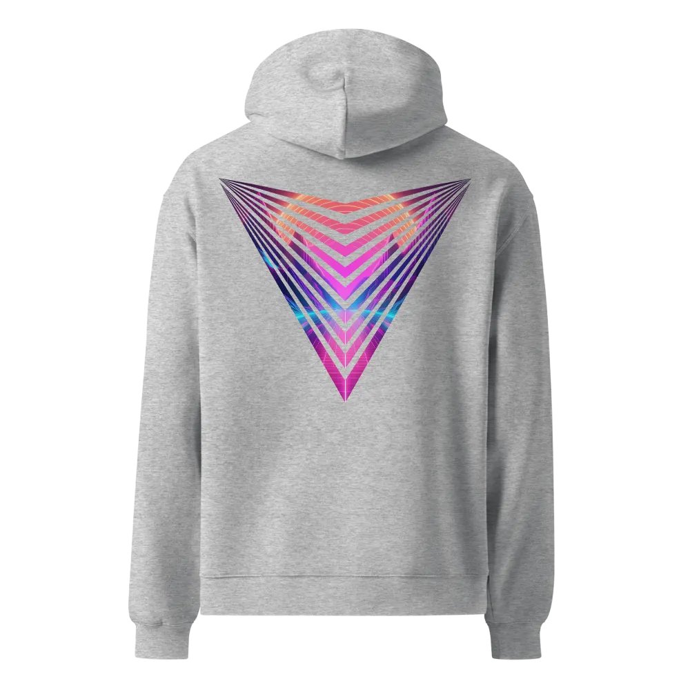 VACIO Retro Vibes Logo Premium Relaxed Fit Hoodie product image (1)