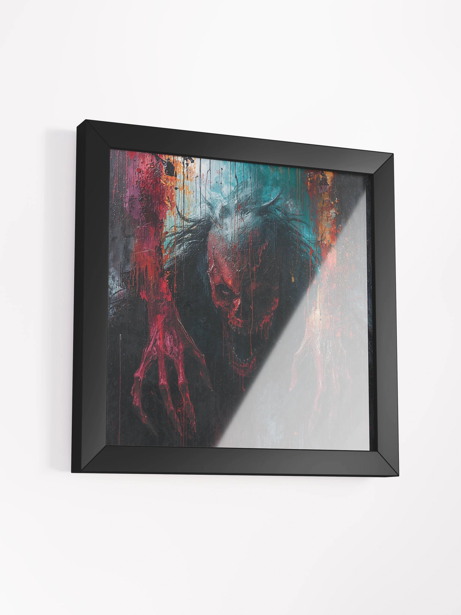Crawling from the Canvas Framed Print product image (12)