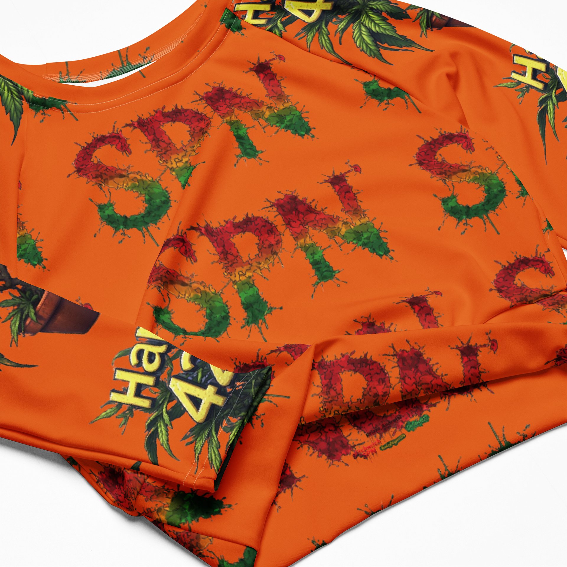 420 SPN All-Over Print Crop Top product image (4)
