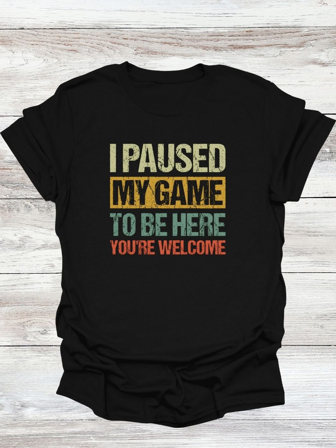I Paused My Game To Be Here You're Welcome T-Shirt product image (1)