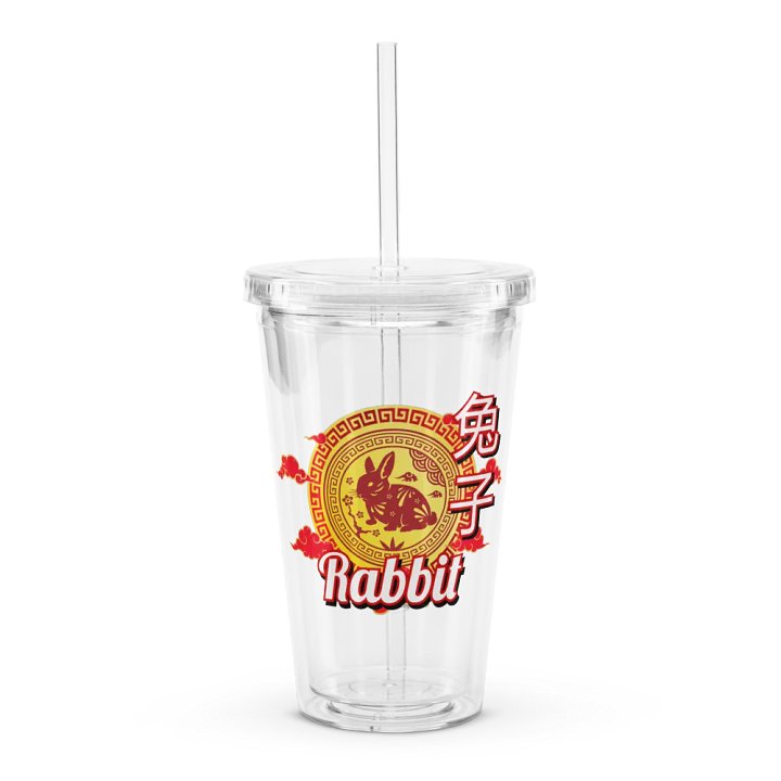 Rabbit - Chinese Zodiac Double Wall Plastic Tumbler product image (1)