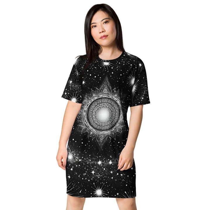 Celestial Symmetry T-Shirt Dress product image (1)