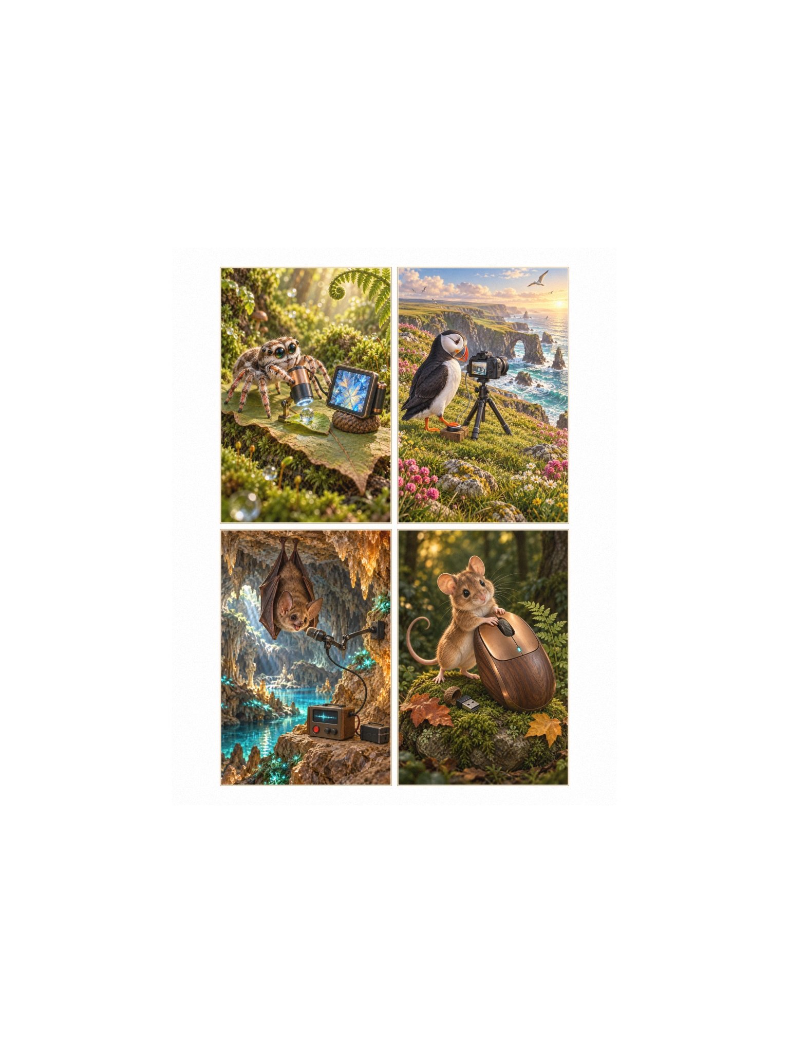 Curious Company Small Art Print product image (1)