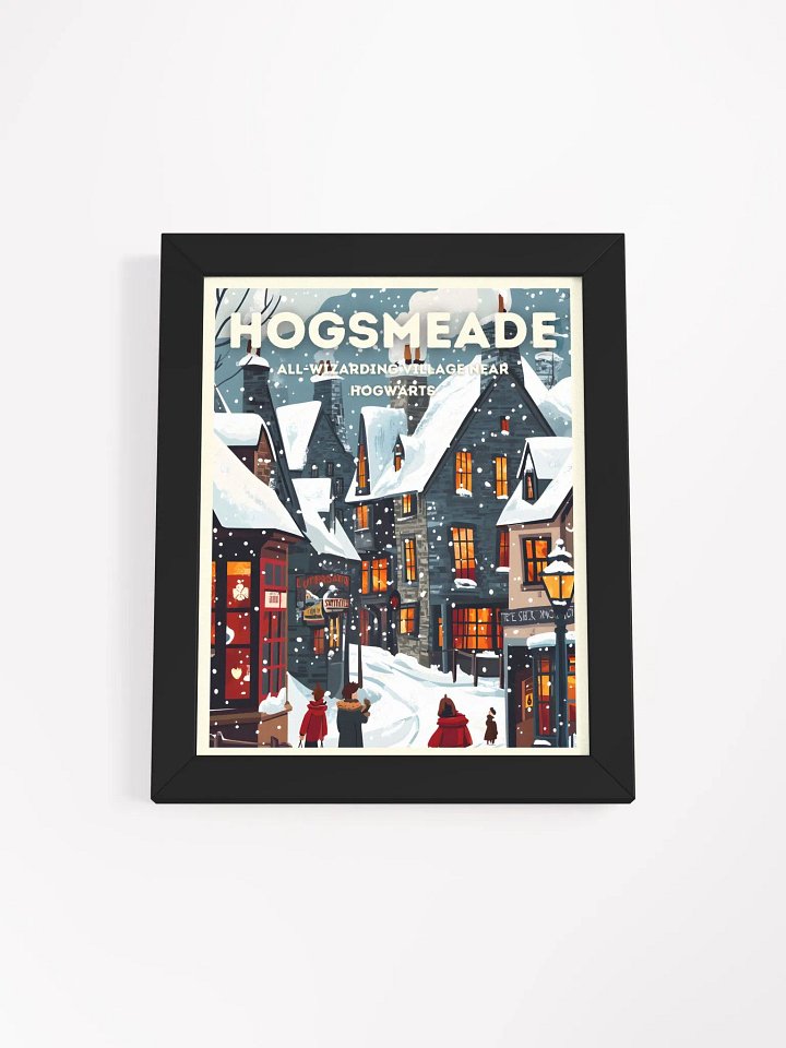 Magical Village Vintage Travel Poster product image (1)