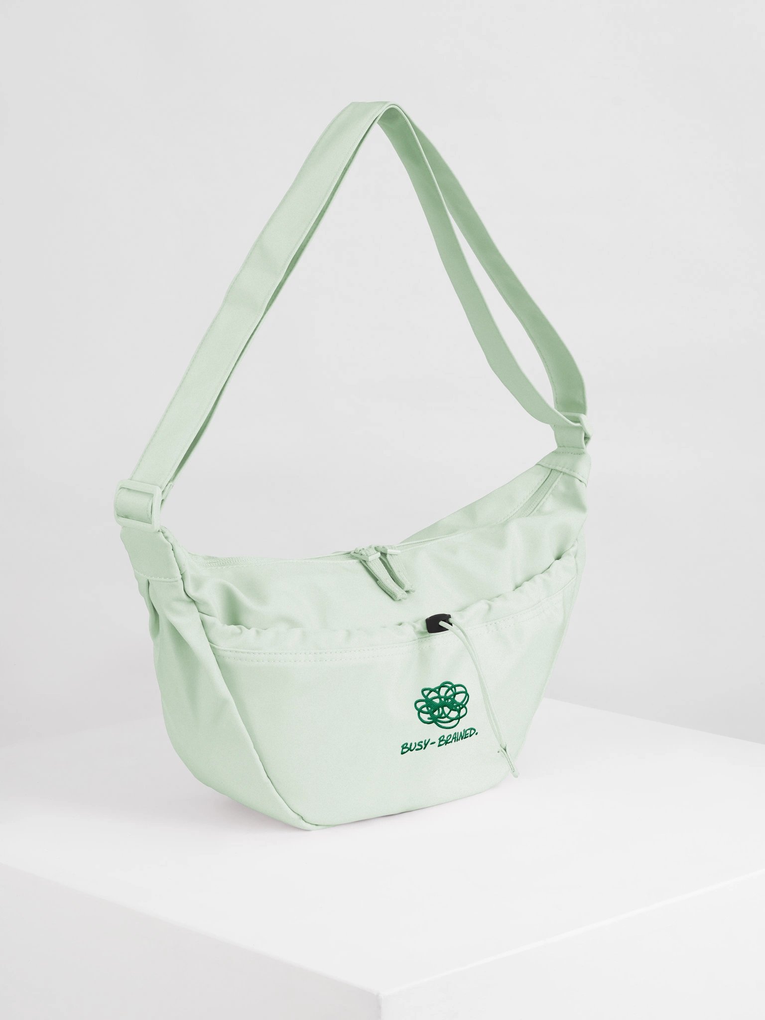 BUSY-BRAINED green sling bag product image (3)