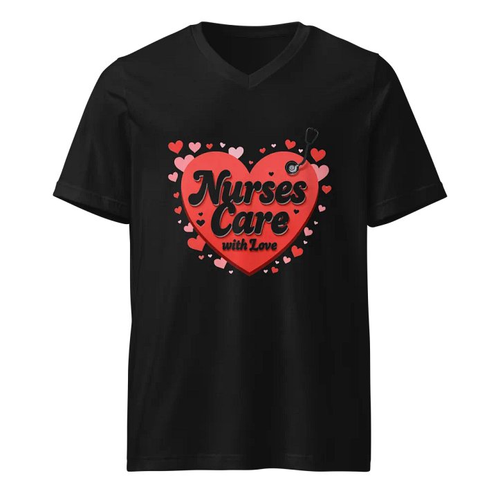 Nurse Love Heart V-Neck Tee product image (1)