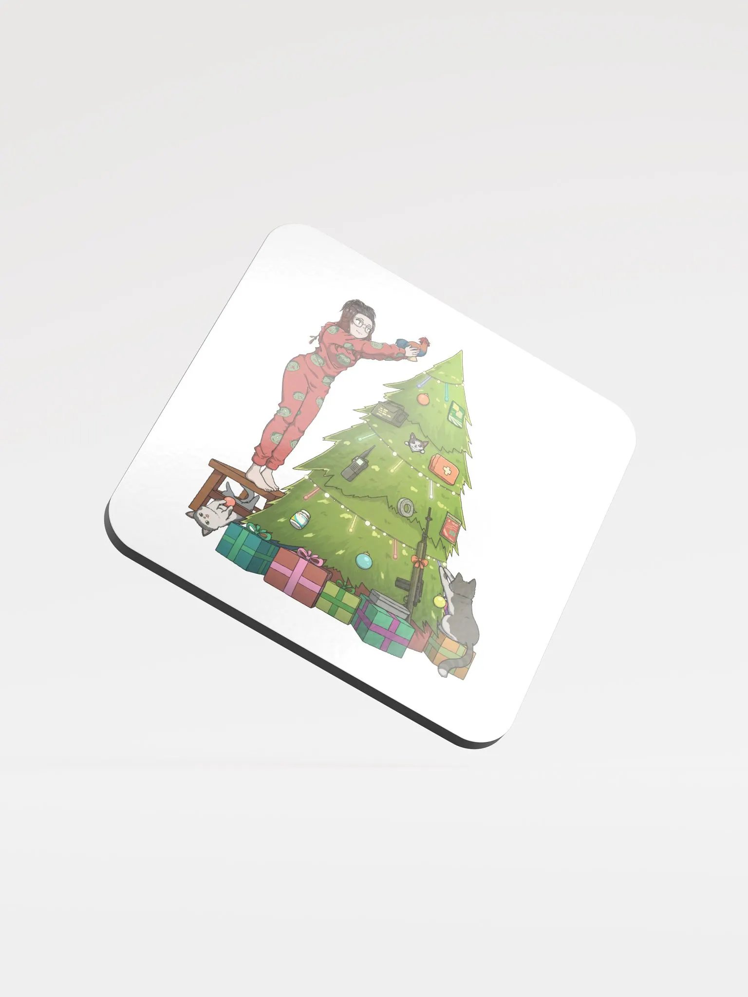 Christmas Edition Cork Coaster product image (1)