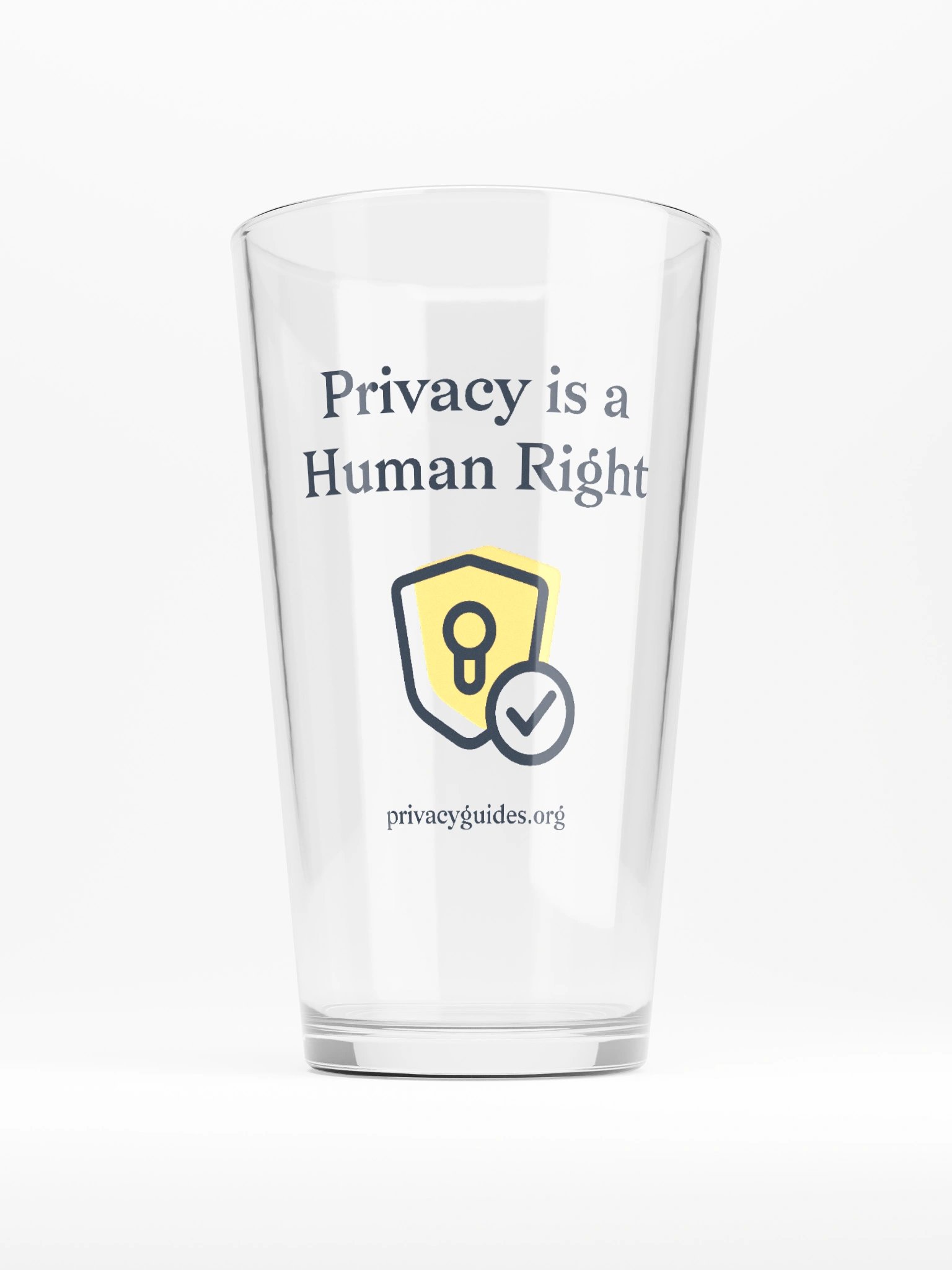Privacy is a Human Right - Pint Glass product image (1)