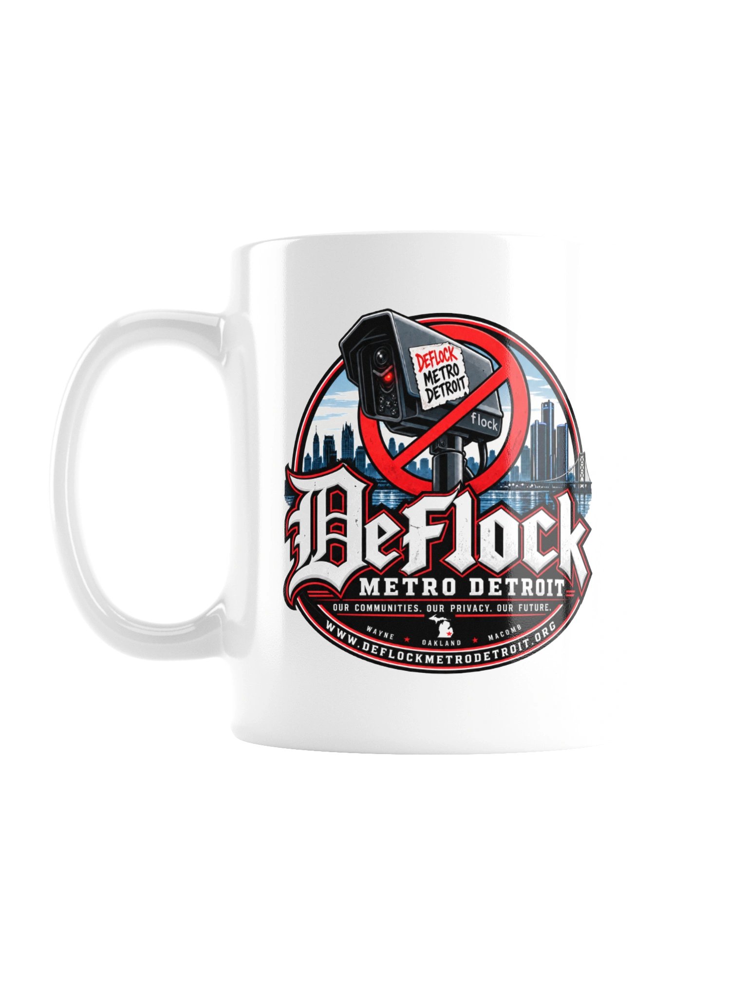 DeFlock Metro Detroit Logo Mug product image (1)
