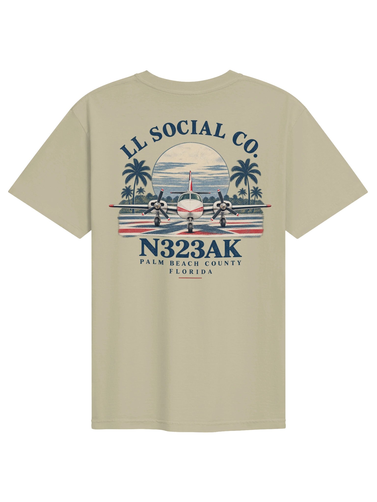 LL Social Co. N323AK Palm Beach Tee product image (15)