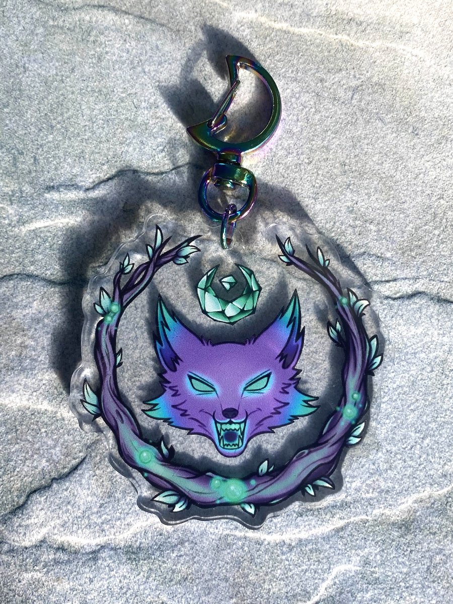 Fox Den Acrylic Keychain product image (4)