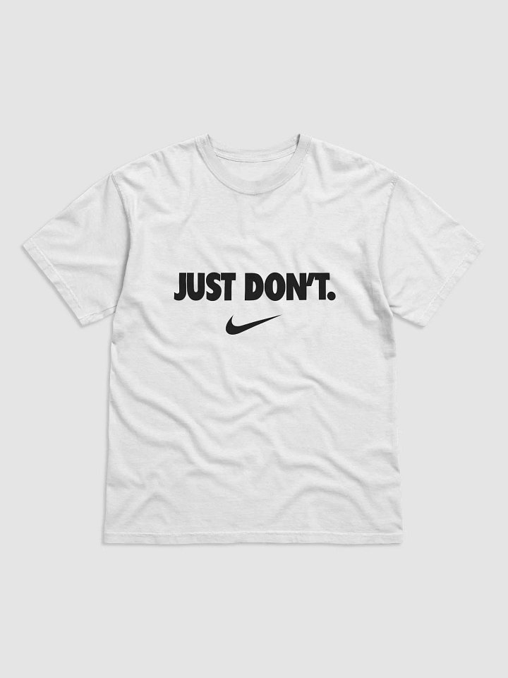 Just Don't Black Print T-Shirt product image (1)