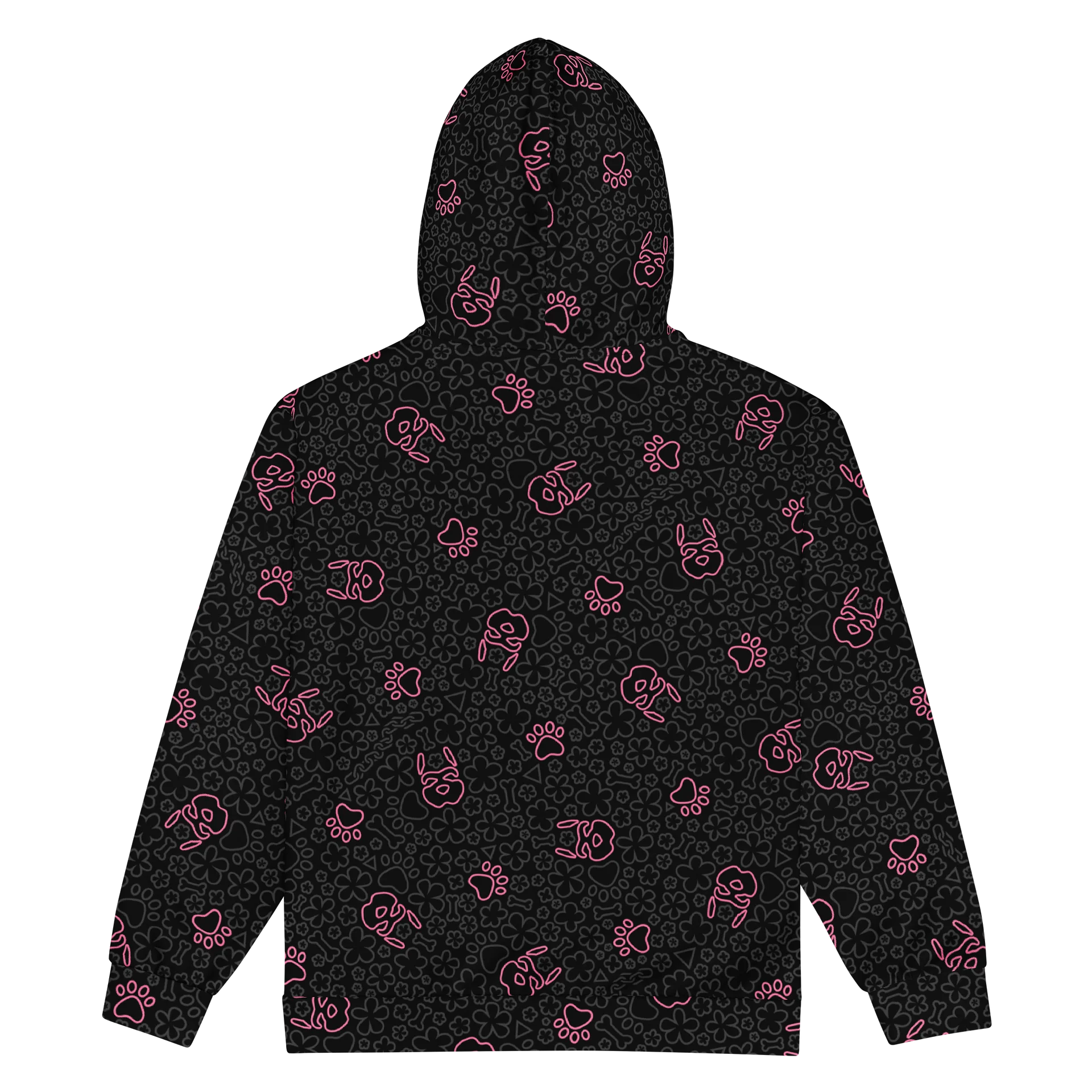 Psych Pattern Zip-Up Hoodie - Night Pink product image (2)