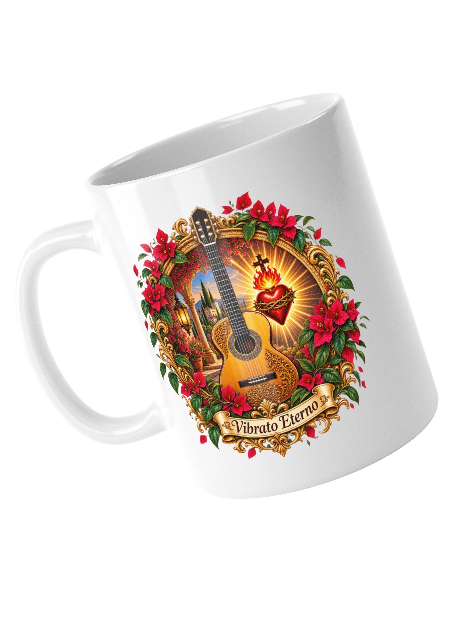 Vibrato Eterno Passionate Heart Guitar Mug product image (15)