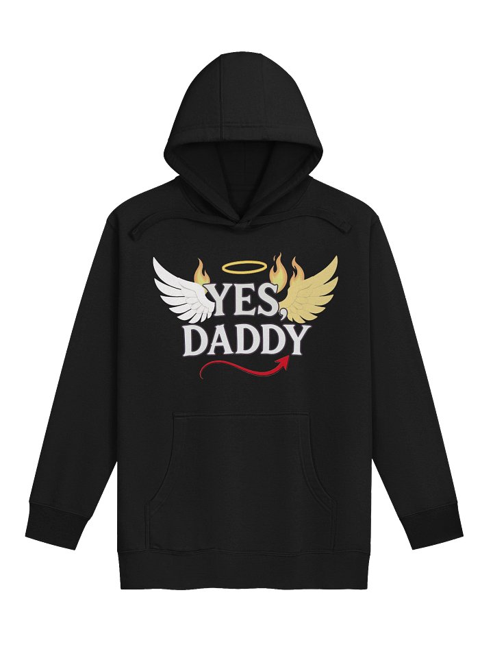 YES DADDY Hoodie | Angel vs Devil Edition | Cotton Heritage Premium Hoodie product image (1)