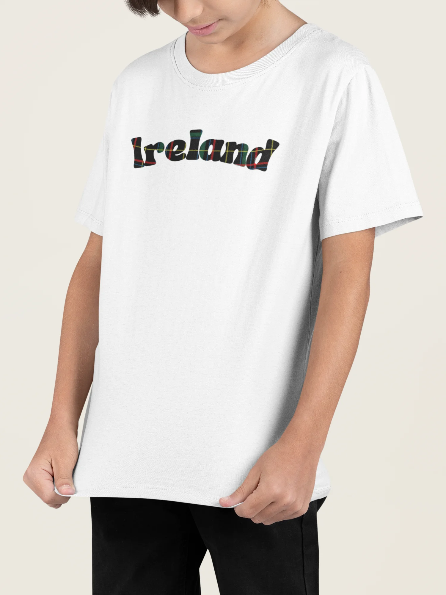 Ireland Plaid - Youth Tee product image (15)