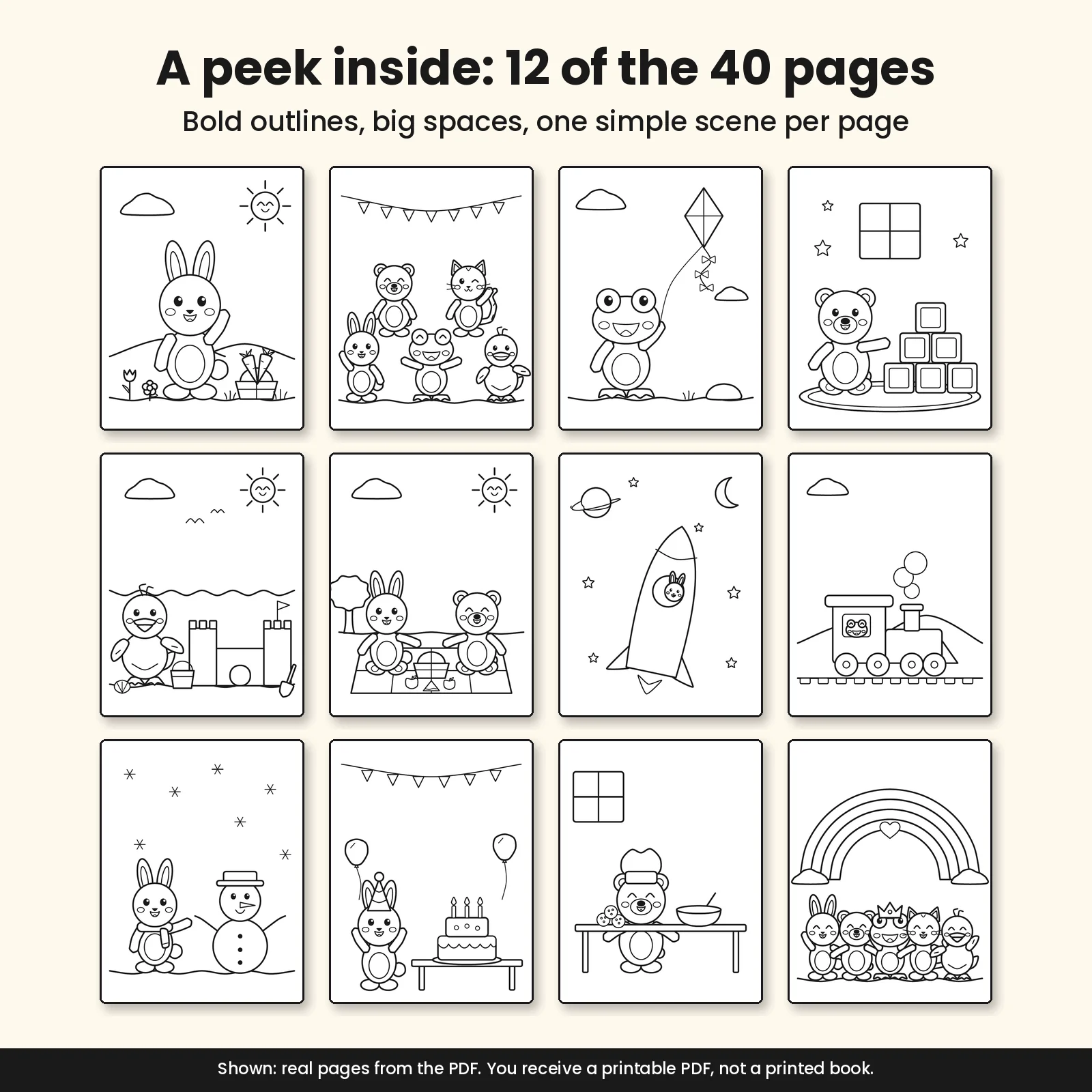Pebble Pond Friends — Coloring Book product image (5)