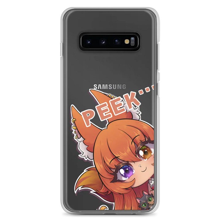 Ems Peekaboo Orange Eyes Samsung® Case product image (2)