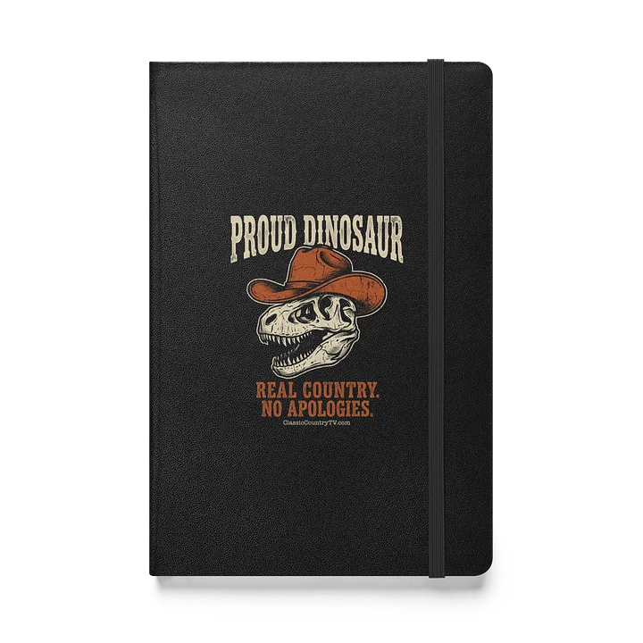 Proud Dinosaur Hardcover Journal — Classic Country TV Outlaw Series product image (1)