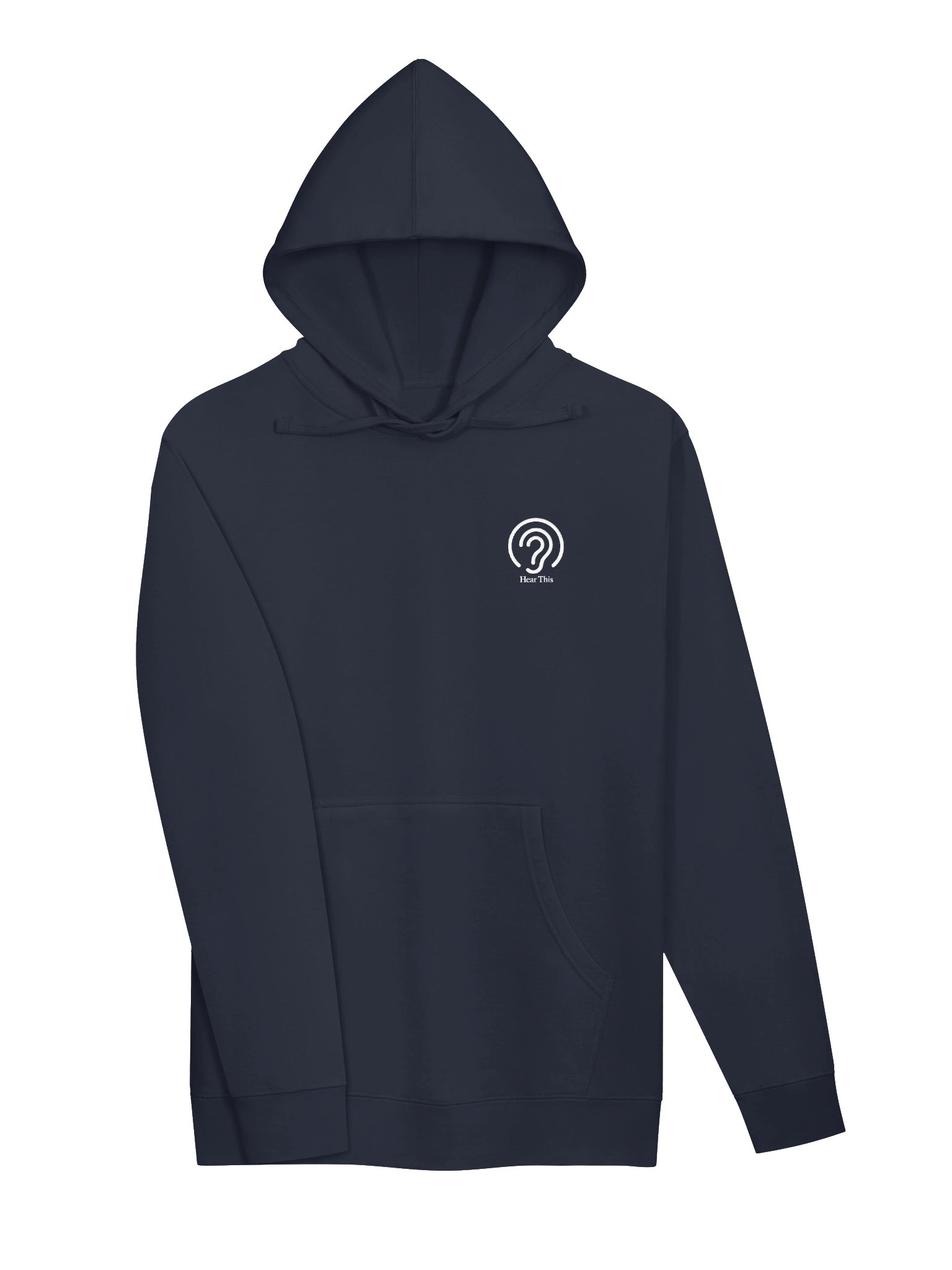 Independent Trading Co. Midweight Hoodie - White Embroidery product image (15)