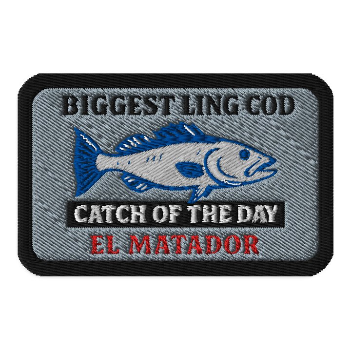 Biggest Ling Cod patch product image (1)