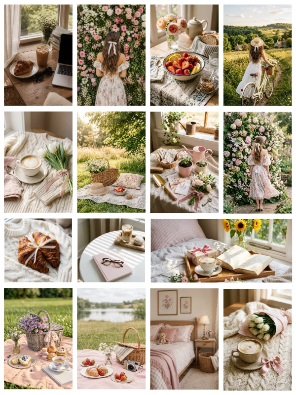 Cottagecore & Bookstagram Photos of Flowers product image (2)