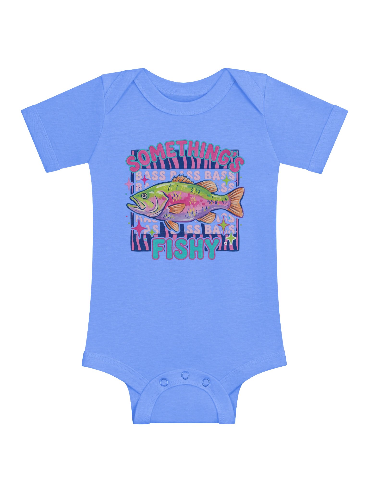 Something’s Fishy Baby Onesie product image (4)