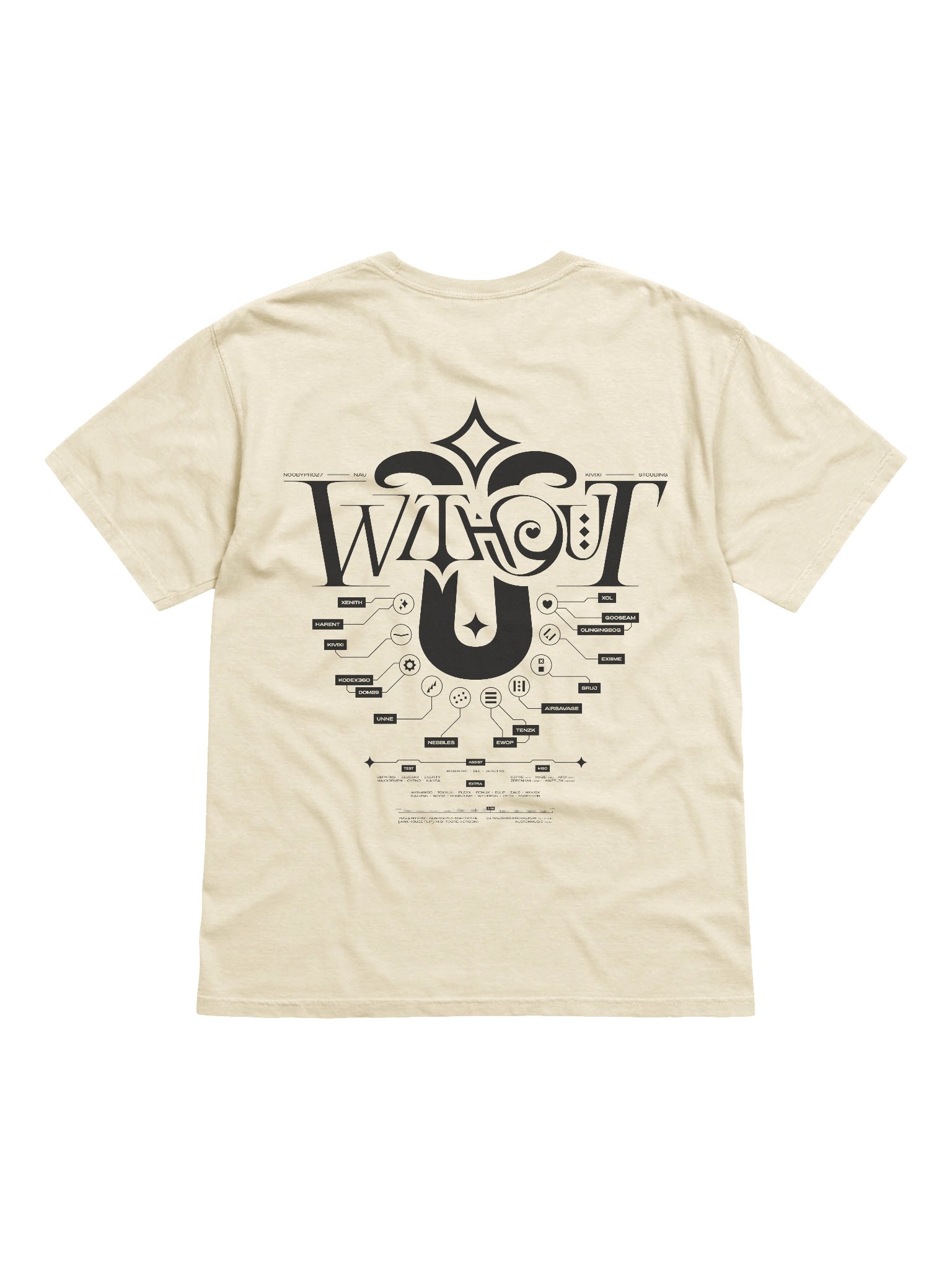 W/O U Black/Ivory Shirt product image (2)