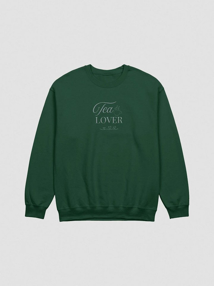 Tea Lover Embroidery Sweatshirt – Cozy and Stylish Unisex Apparel product image (1)