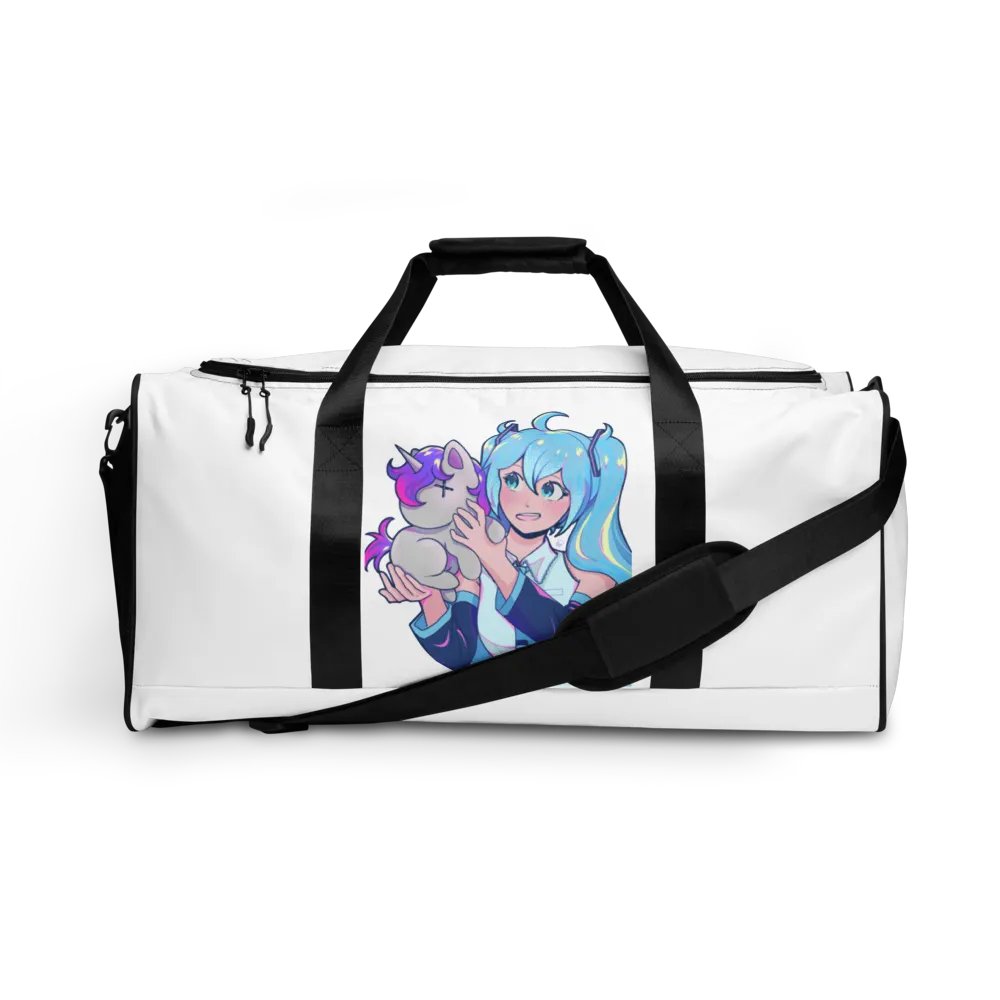 Unicorn + Miku + Pride Duffle Bag product image (1)