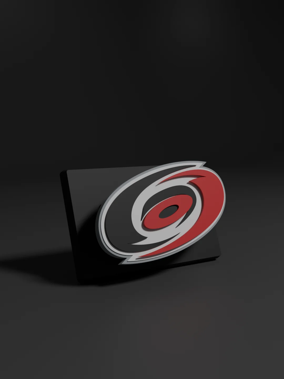 Carolina Hurricanes 3D Printed Floating Logo Sign (Digital File Only) product image (1)