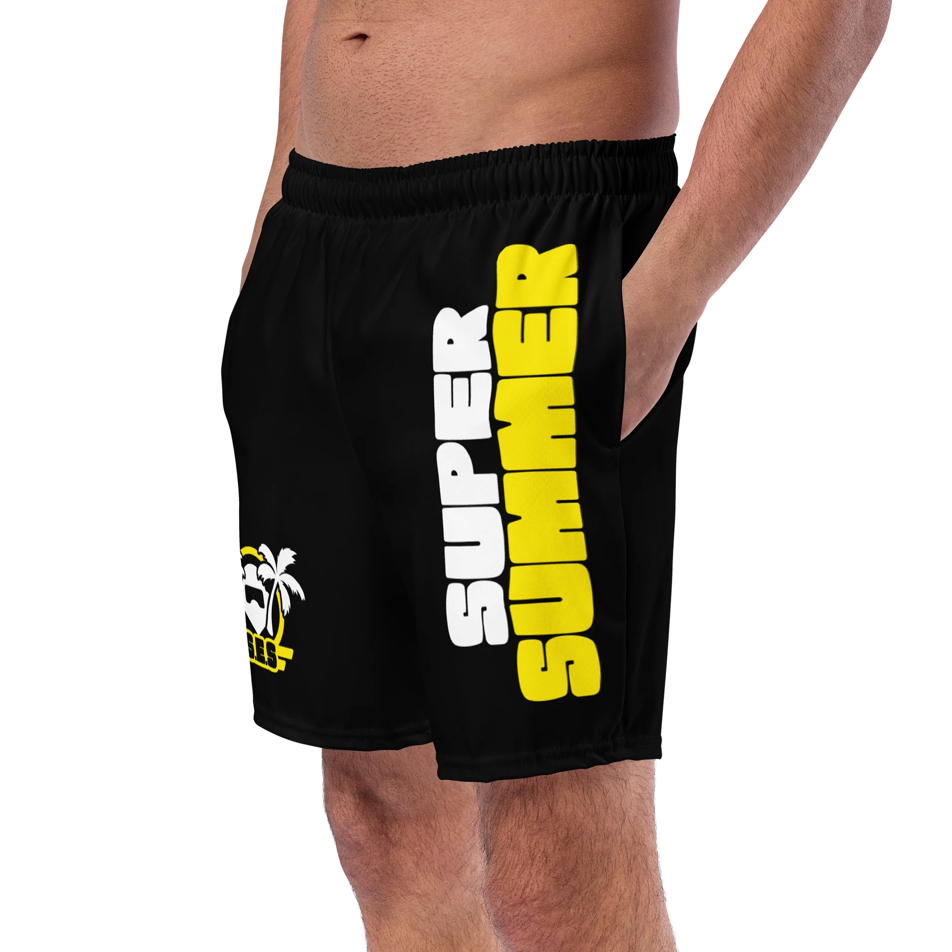 S.E.S Super Summer 26 - Yellow Logo Swimming Trunks product image (3)