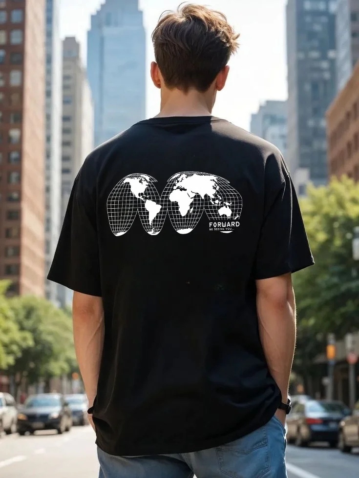 Forward Observations Group Be Seeing You World Map Tee product image (1)