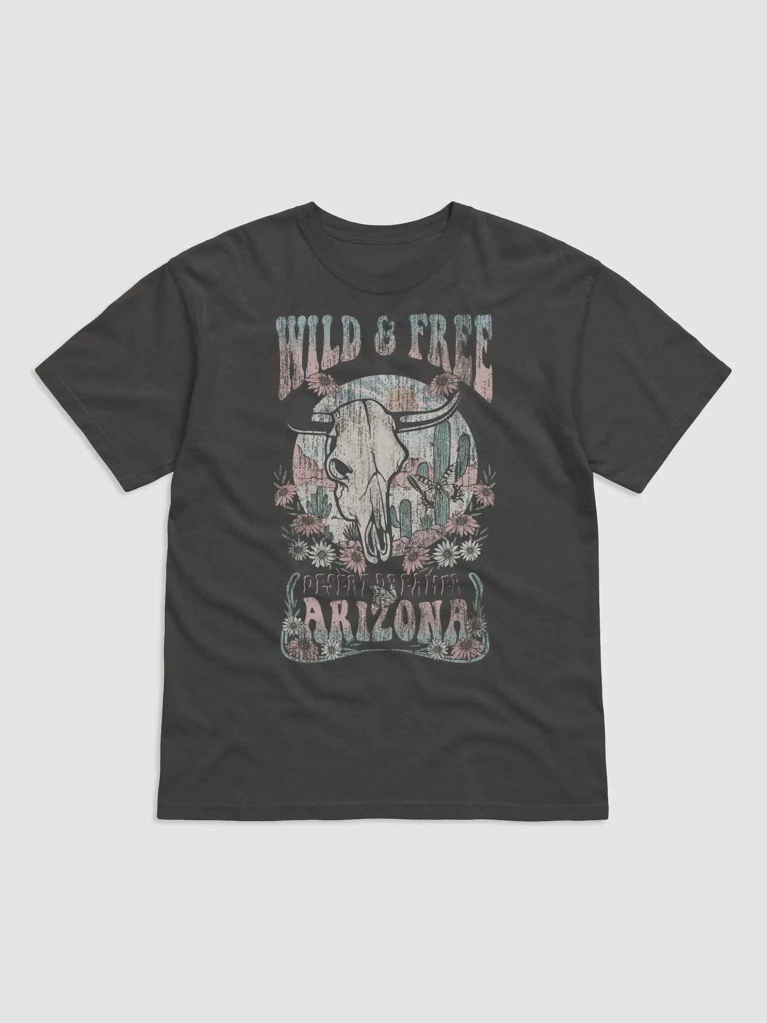 Wild and Free: Arizona Desert Tee | Retro-Style Western T-Shirt for Travel and Road Trips product image (25)