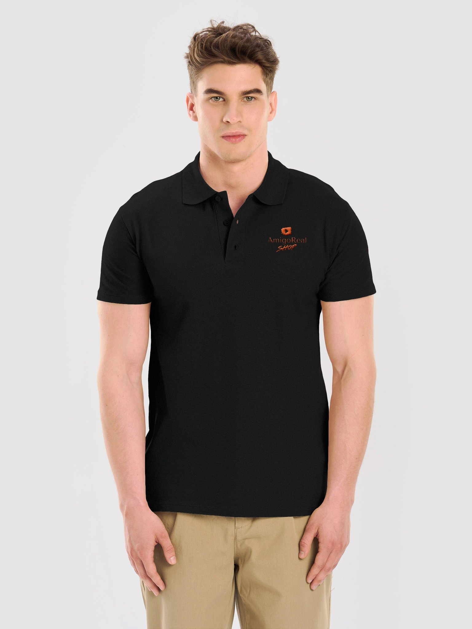 AmigoRealShop Unisex Premium Piqué Poloshirt product image (62)