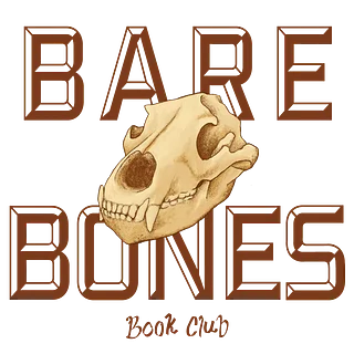 A hand drawn bear skull with the text 