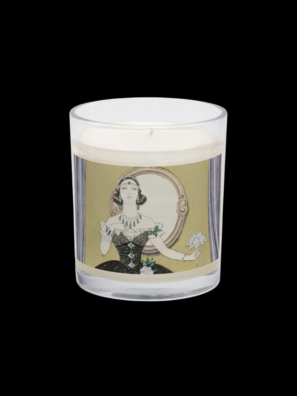 Camélias. Soy Wax Candle In A Clear Glass Jar. product image (2)