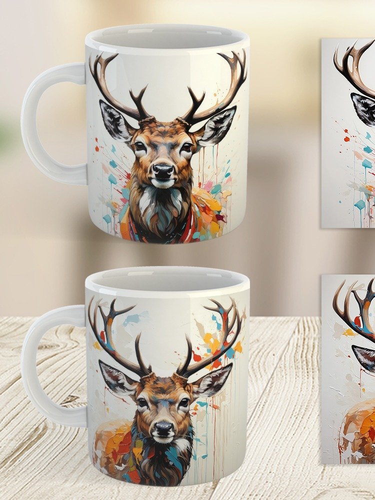Woodland Wanderer Buck Deer Mug product image (9)